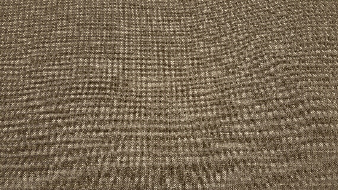 Discount Fabric UPHOLSTERY Taupe Check Upholstery Fabric Etsy