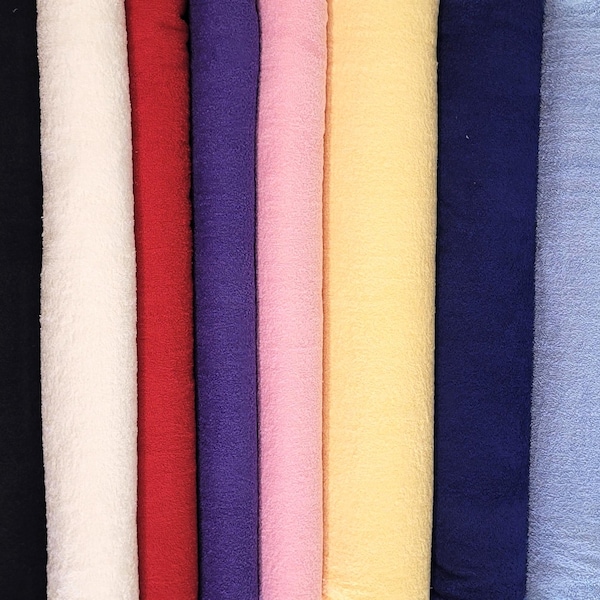 Terry Cloth Fabric - By The Yard