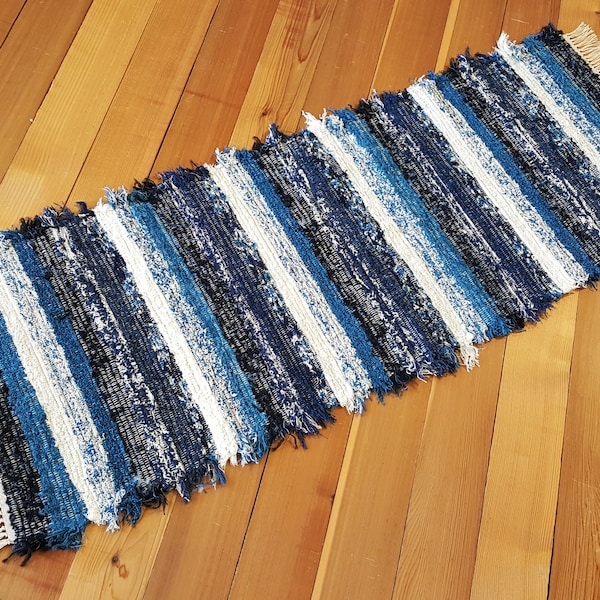Cobalt Blue Kitchen Rug Etsy