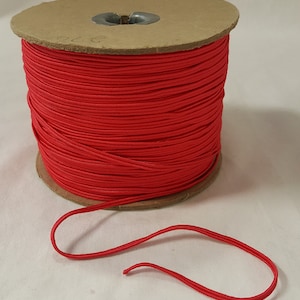 1/8&quot; Red Soutache Braid Cord Trim