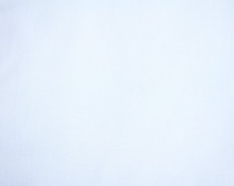 White 100% Cotton Carolina Broadcloth - By the Yard