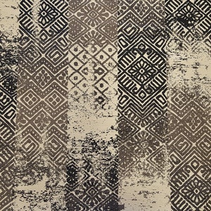 Discount Fabric JACQUARD Oatmeal Maze Drapery