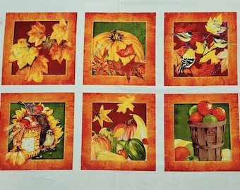 Harvest Whisper Fall PANEL 100% Cotton Fabric