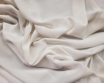 Winter White Apparel Fabric - By The Yard