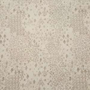 Discount Fabric DRAPERY Robert Allen Tan & Oatmeal Abstract