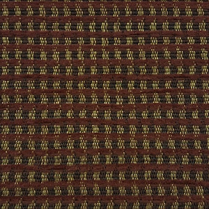 Discount Fabric UPHOLSTERY Burgundy & Gold Stripe