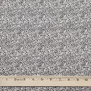Lilacs In Bloom Petals Gray Print 100% Cotton Fabric - By The Yard