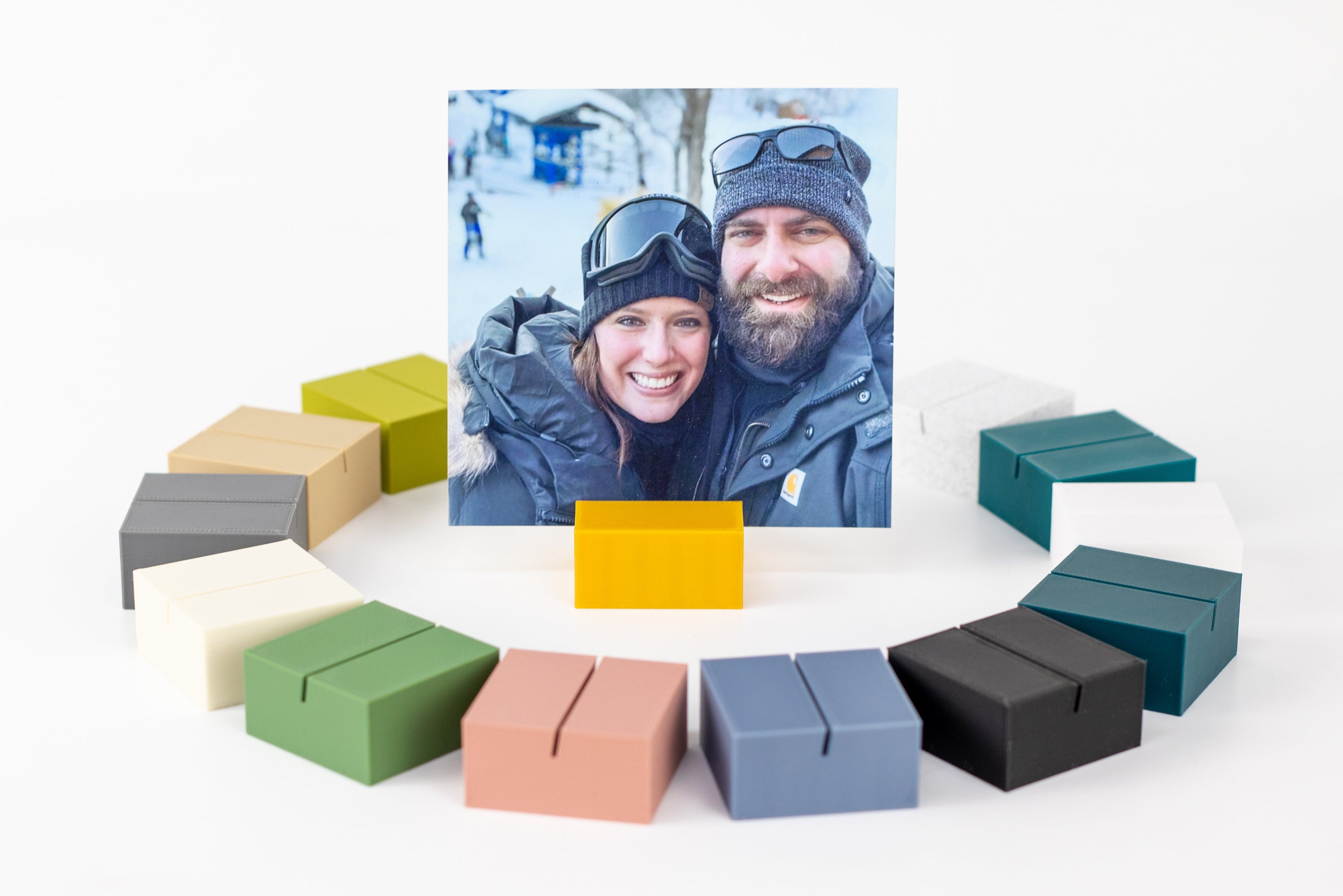 Colorful Photo & Place Card Holder | Place Card Stand, Portrait Stand, Wedding Place Card Stand, Table Number Stand | Retail Price Holder