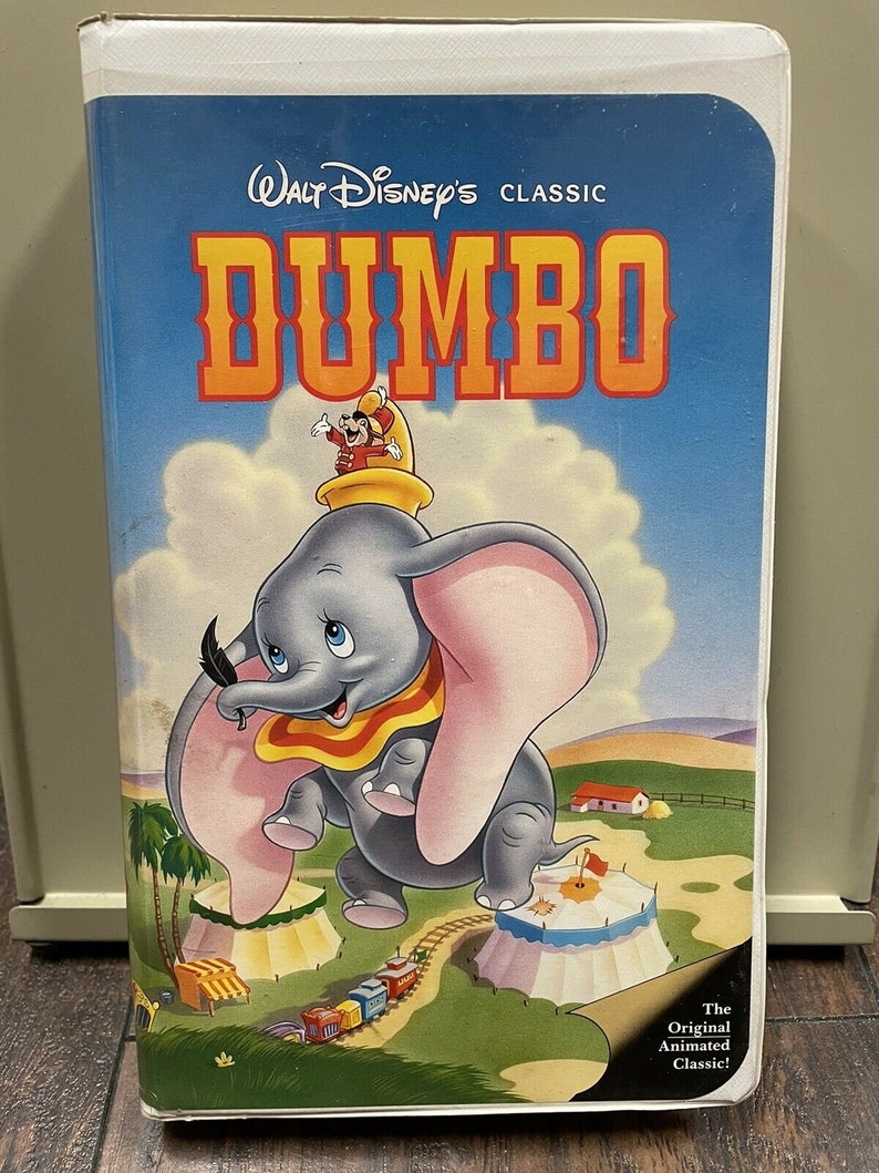 Disney Dumbo VHS 1991 BLACK DIAMOND 024 Classic Film Etsy