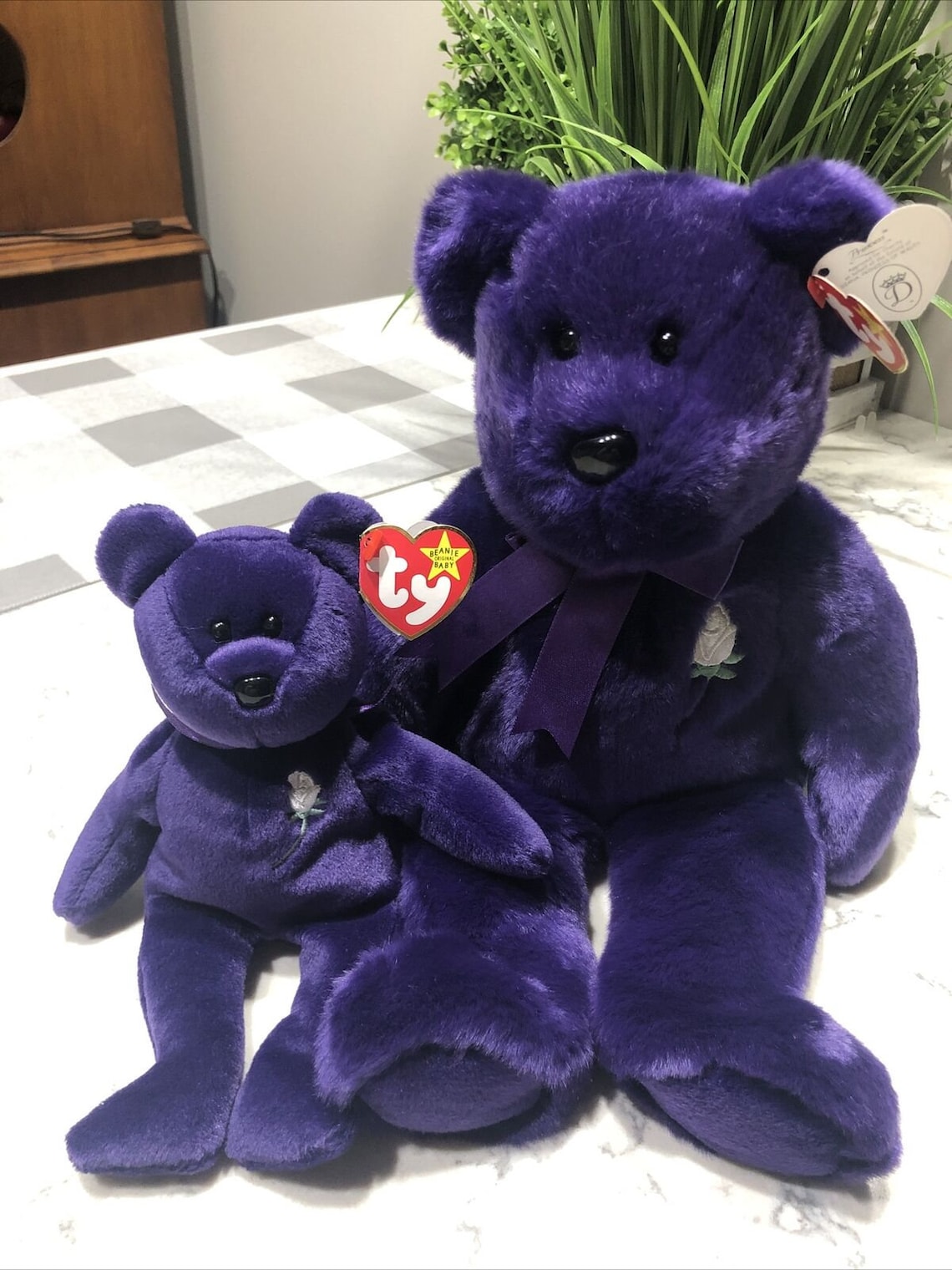 Ty Beanie Baby & Buddy princess Diana the Bear Etsy