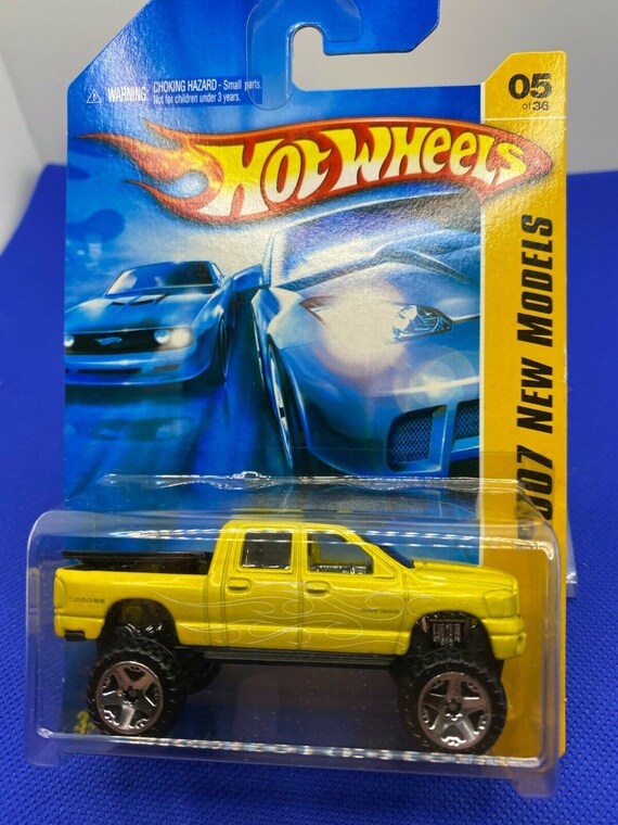 Hot Wheels Suspension Dodge RAM 1500 Yellow Etsy