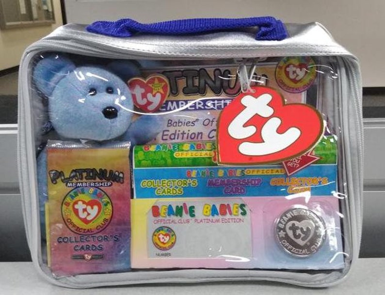 Beanie Babies Official Club Platinum Clubby II Vintage TY Etsy