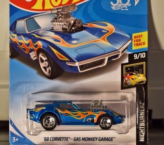 Hot Wheels GAS MONKEY 68 CORVETTE Very Rare Etsy