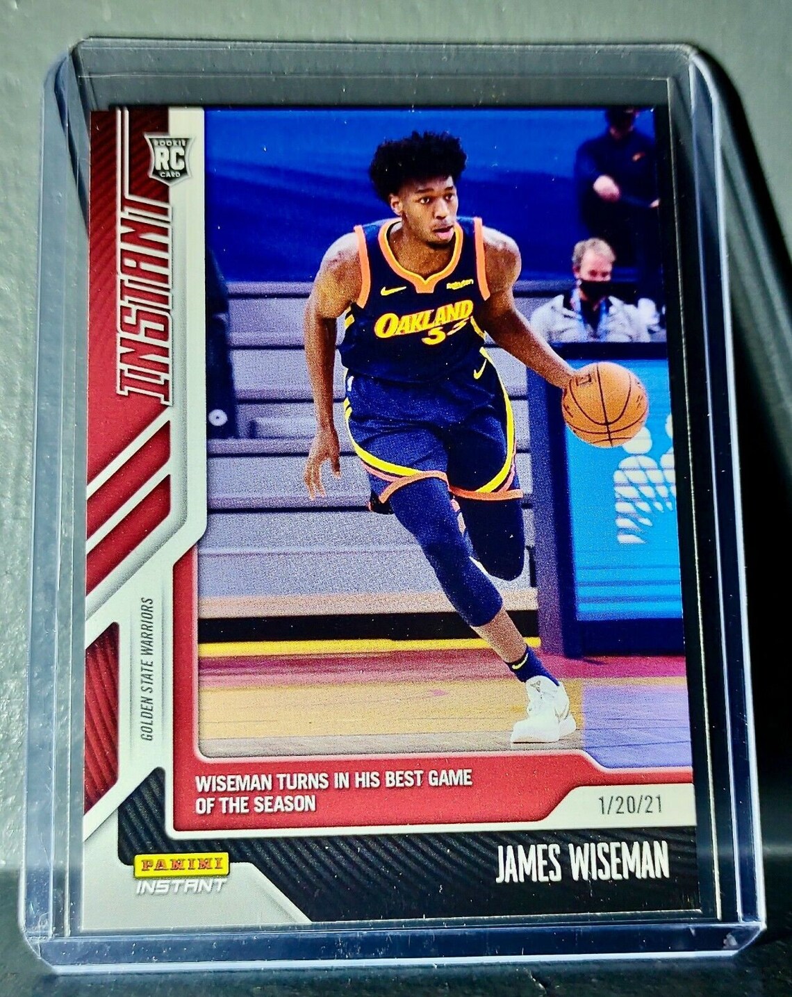 James Wiseman 202021 Panini NBA Instant 51 Rookie Basketball Etsy
