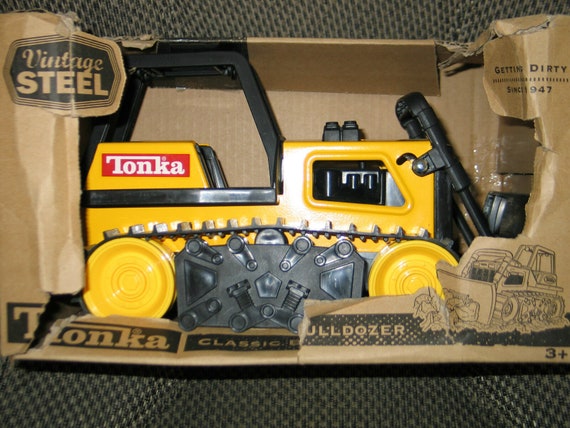 tonka vintage steel bulldozer