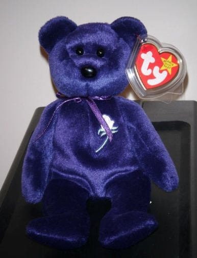 VERY RARE Edition Rare Ty Princess Diana Beanie Baby