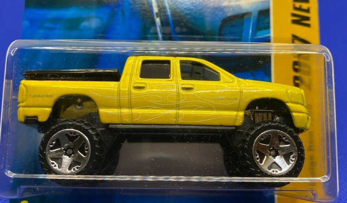 Hot Wheels Suspension Dodge RAM 1500 Yellow Etsy