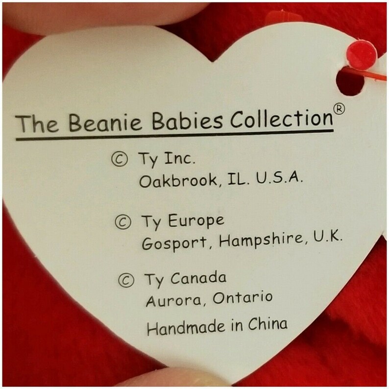 TY Beanie Baby \u201cMac\u201d The Cardinal \u2013 Rare with 4 Errors