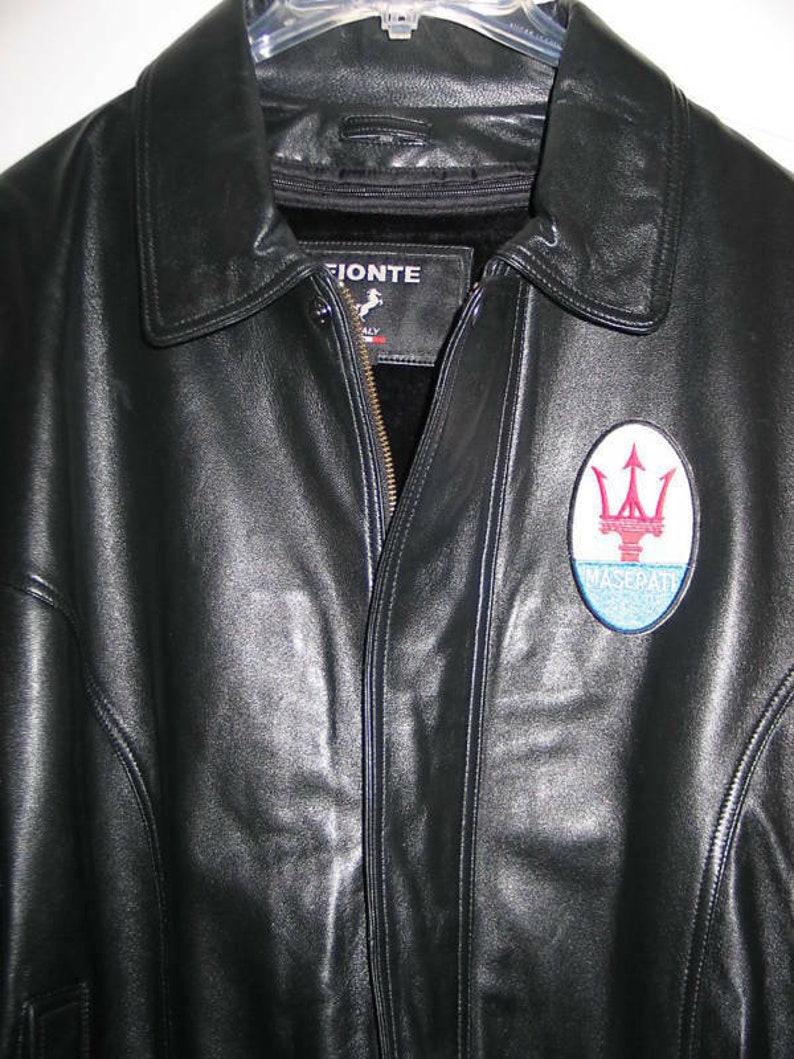 maserati leather jacket