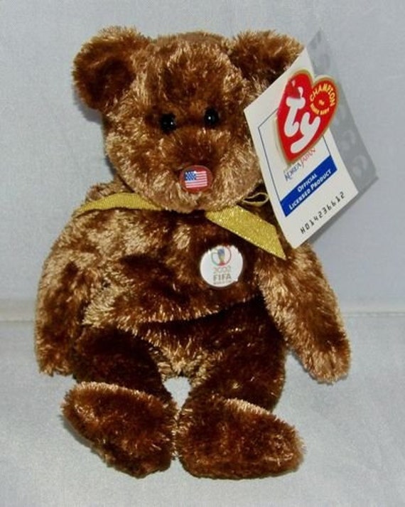 2002 holiday teddy beanie baby value