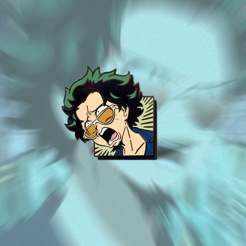 Midoriya in Disguise Lapel Pin