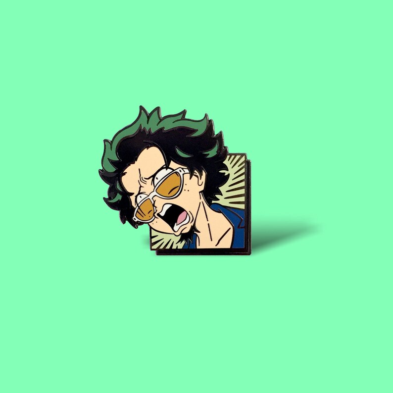 Midoriya in Disguise Lapel Pin