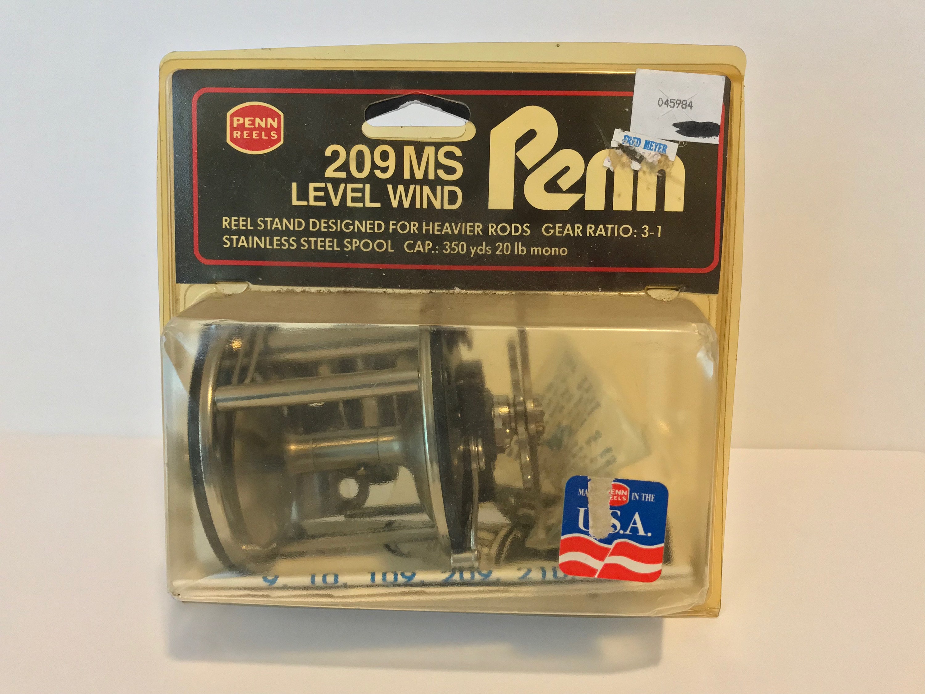 Penn 209 MS Level Wind Reel MIB Made in USA 