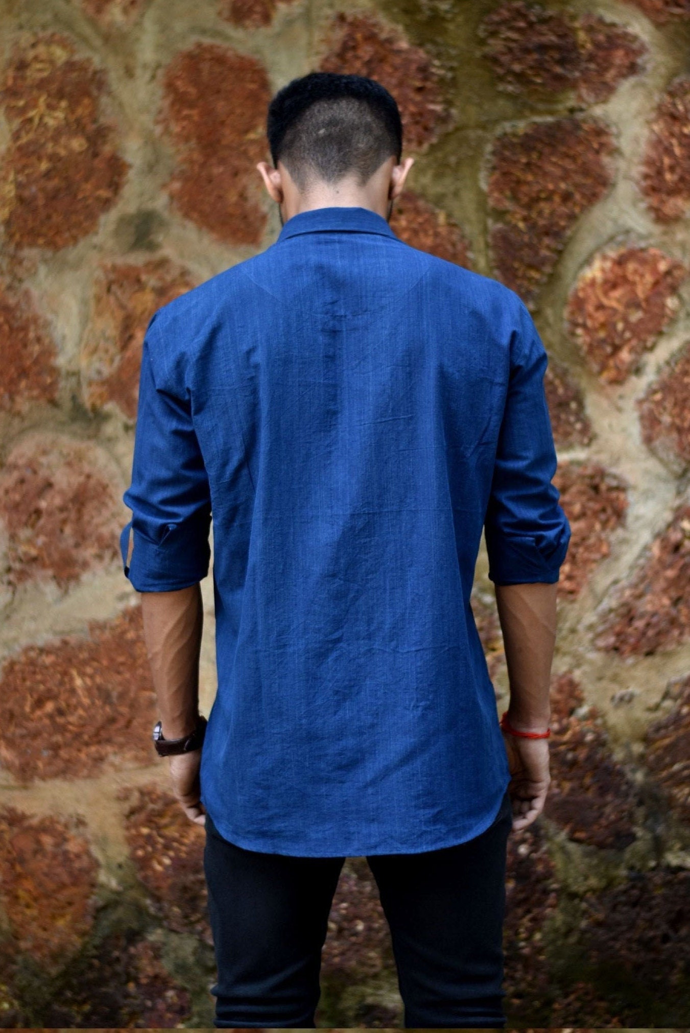 Dark Royal Blue Shirt Pique Polo Banded Sleeve Short Sleeve-Royal Blue Dark Royal Blue Shirt Pique Polo Banded Sleeve Short Sleeve-Royal Blue