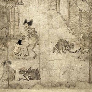 Digital Download - Unusual Edo Era (1603 - 1867) &#39;Gaki Soshi no Maki&#39; (餓鬼草紙之巻 / Hungry Ghosts Scroll) Bujinkan Ninjutsu Martial Arts