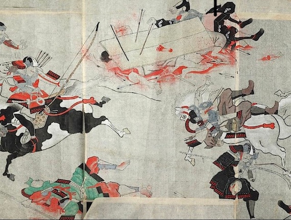 デジタルダウンロード - 江戸時代 (1603 - 1867) 戦国時代合戦図巻物