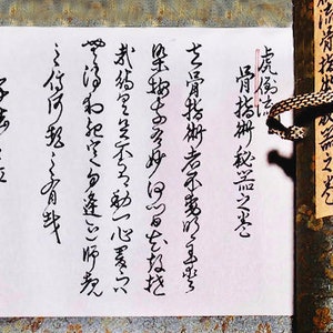Digitale download - Koto Ryu Kosshijutsu Hiki no Maki 虎倒流骨指術秘器之巻 詳細図入り Makimono