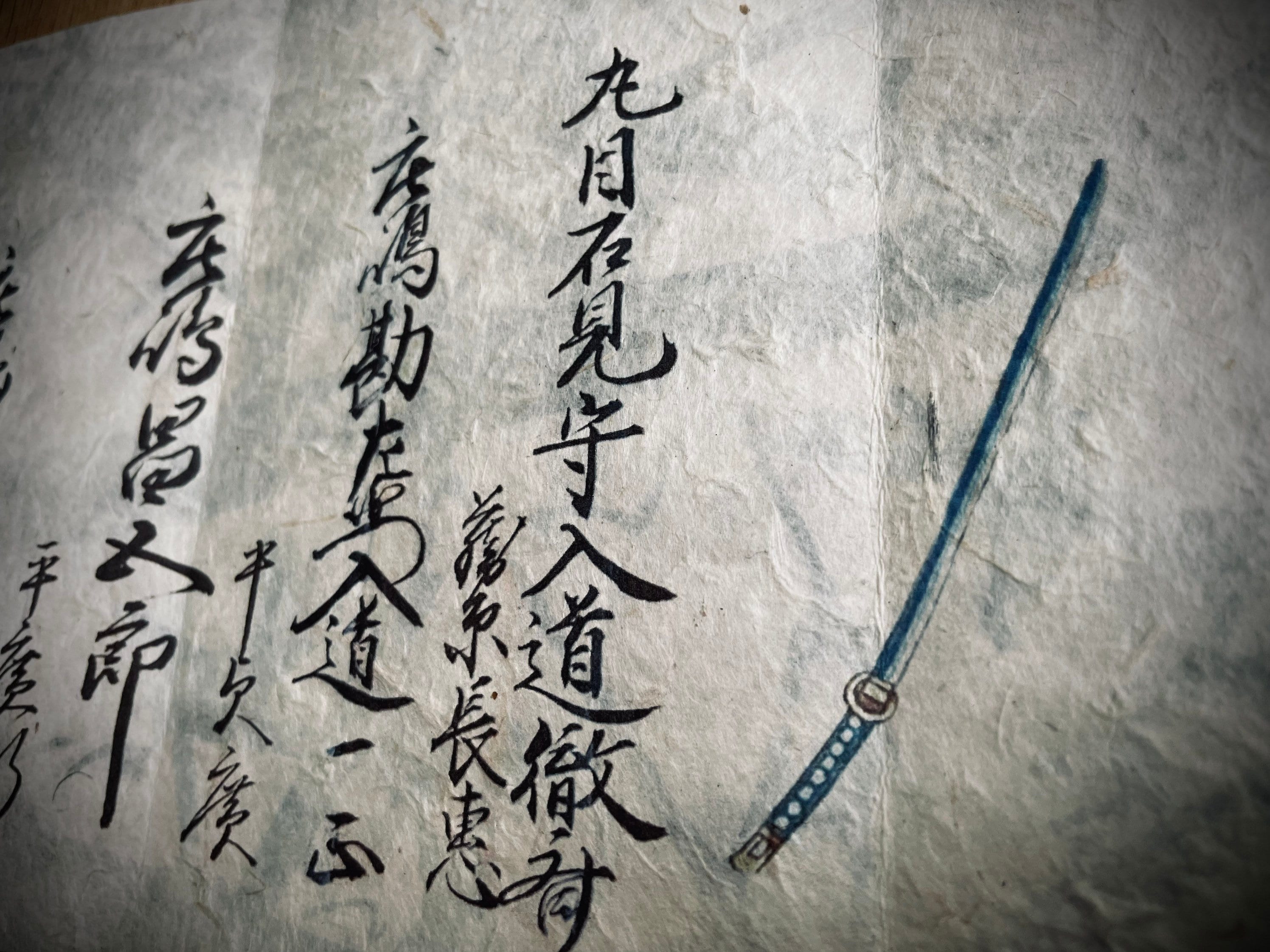 Taisha Ryu Makimono Reproduction Taisha-ryu Tetsuishi No Osamu タイ捨流 鐵石之攝 - Etsy