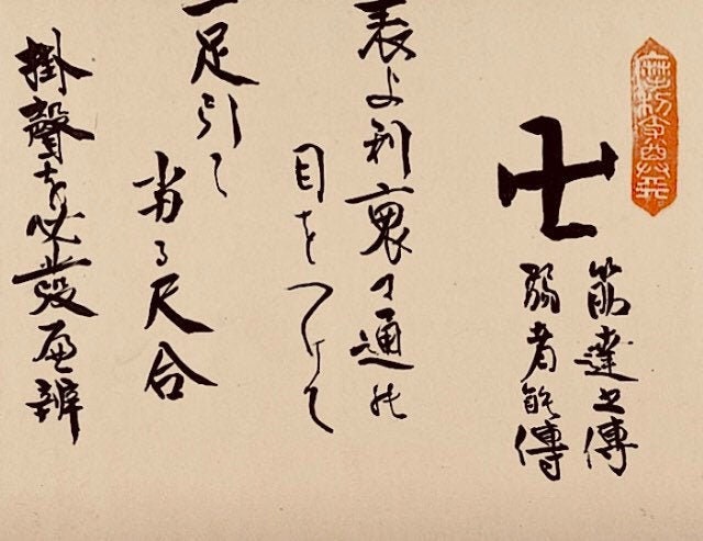 Digital Download - Meiji Era (1868-1912) Yagyu Shingan Ryu Heijutsu 柳生心眼流兵術 makimono