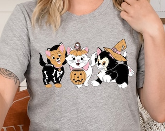 Halloween Kitten Shirt, Funny Halloween T-Shirt, Halloween Cat Shirt, Cute Halloween Cat Tee, Pumpkin Kitties Shirt, Halloween Cat T-Shirt