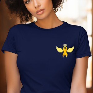Childhood Cancer Awareness Shirt, Cancer Gold Ribbon T-Shirt, Pediatric Cancer Awareness Tee, Childhood Cancer Support Shirt, Cancer Shirt