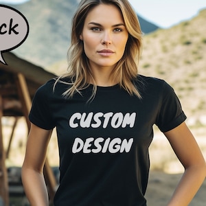 Custom Design Shirt, Custom Text T-Shirt,  Personalized Design Shirt, Personalized Shirt, Custom Unisex Shirts, Custom Printing Shirt