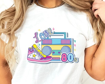 80's Birthday - Neon Shirt - Women's 80's Tank - 80's Party Tank, I love the 80's Shirt - 80's Party Shirt