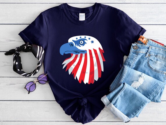 American Eagle Flag Shirt, 4th of July Shirt, US Flag Tee, Independence Day Shirt, Memorial Day Shirt, Veterans Day Shirt, Army Day Shirt