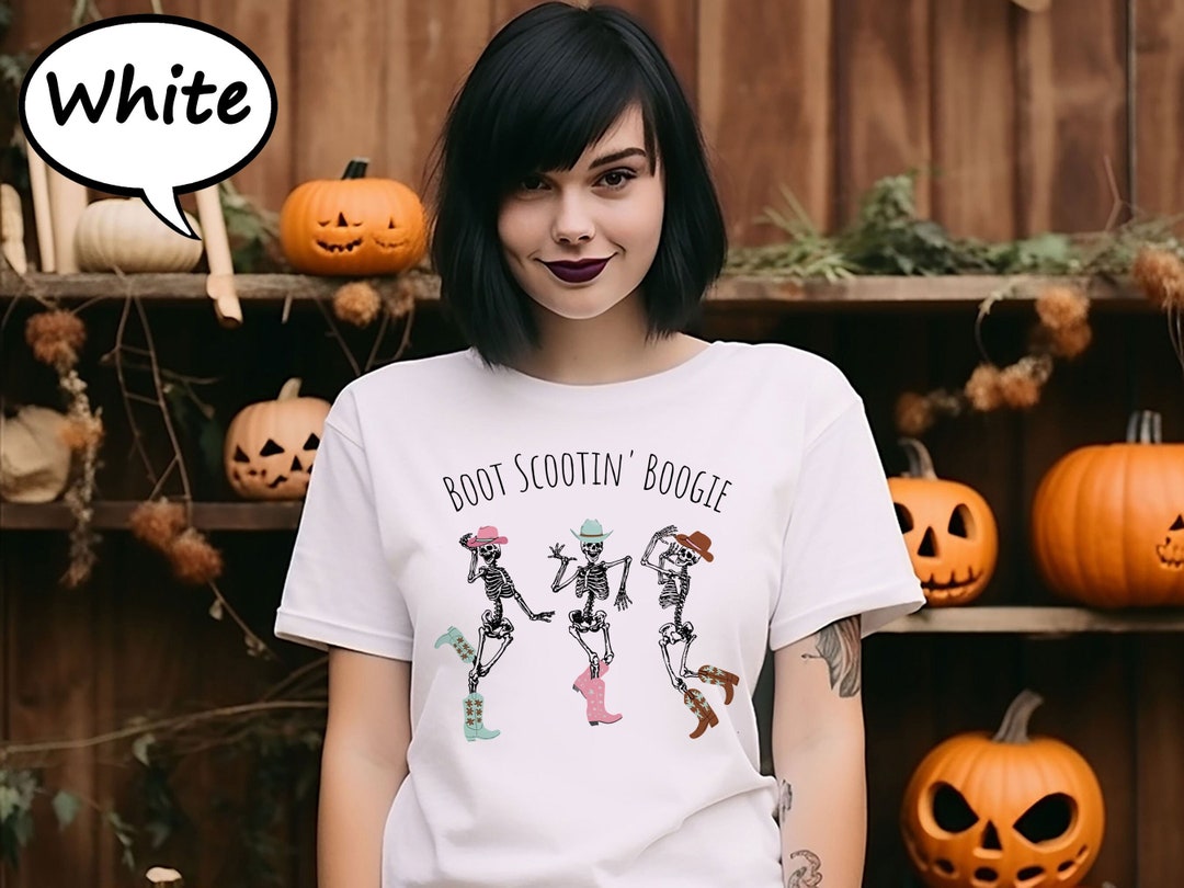 Boot Scootin Boogie Shirt, Western Halloween Tshirt, Halloween