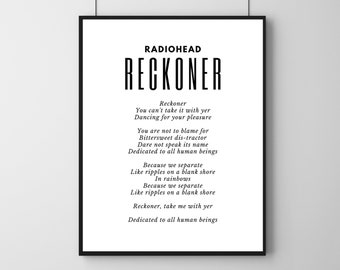Reckoner - Radiohead - Paroles de chanson