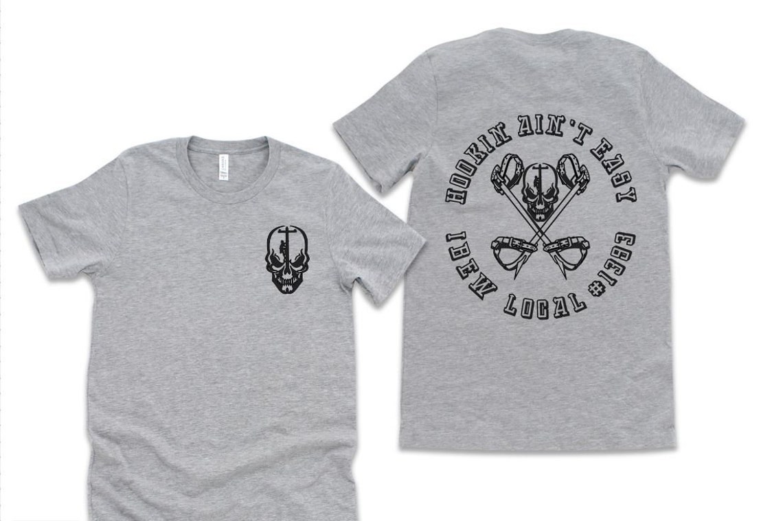 Hookin Ain t Easy Lineman Ibew Journeyman Lineman Etsy