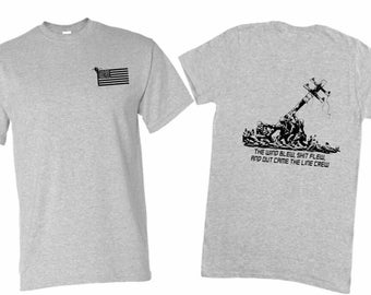 Lineman Pole Raising, Wind Blew Sh*t Flew Out Came The Line Crew T-shirt, Lineman Humor T-shirt.