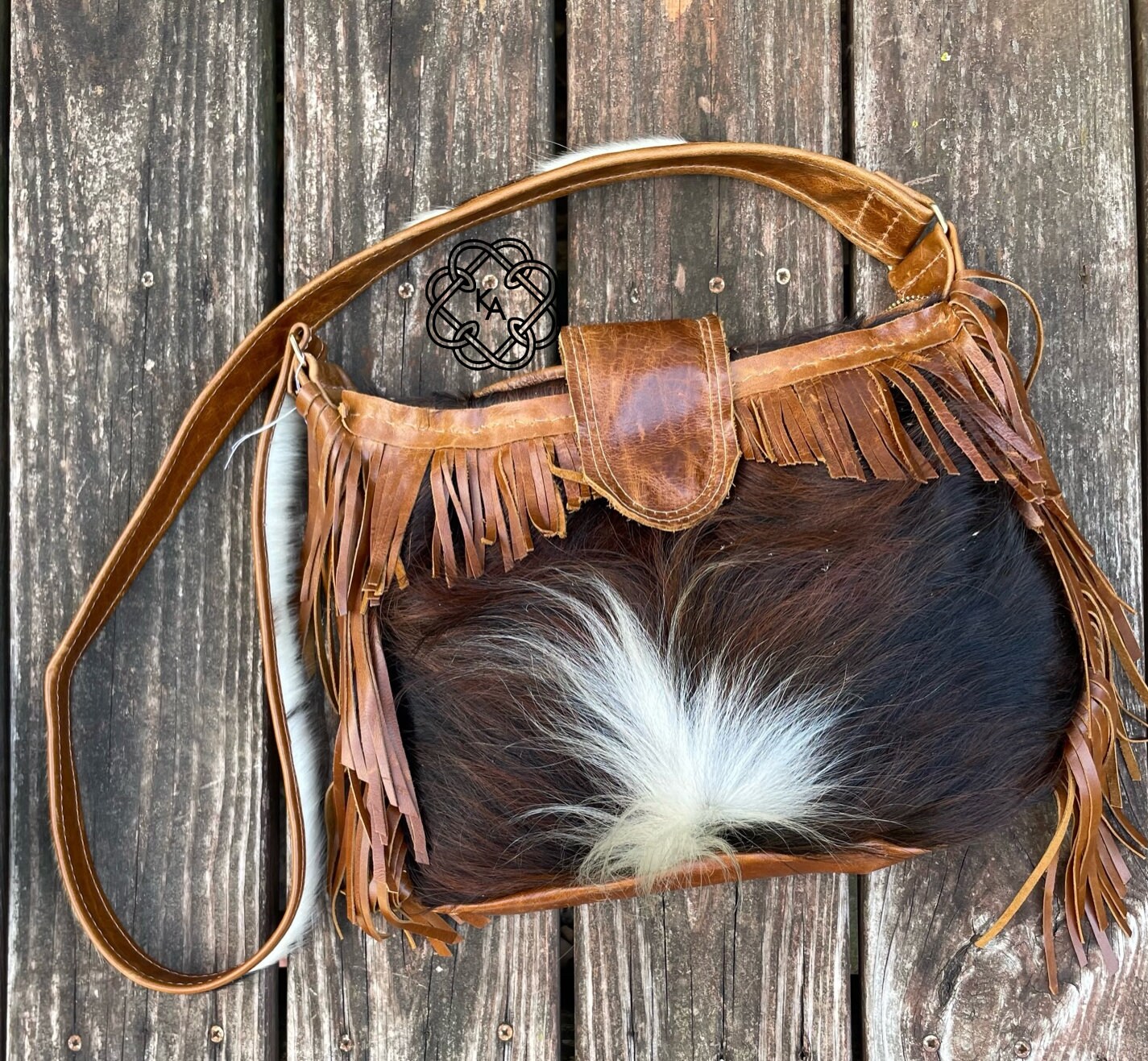 Hair on Hide Purse Etsy