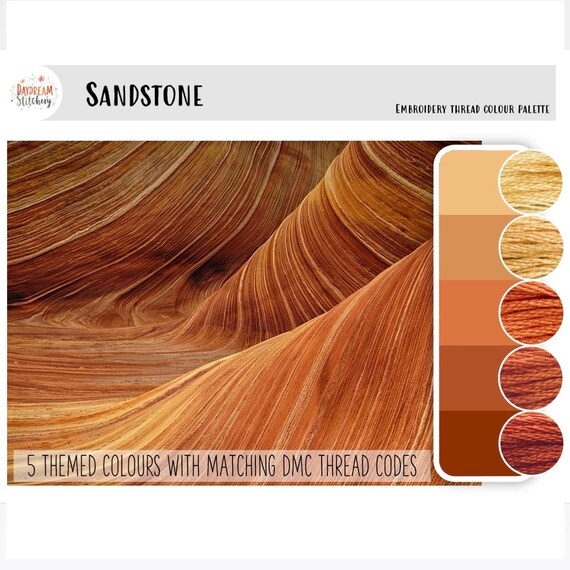 Sandstone Color Panel Sandstone Colour Palette