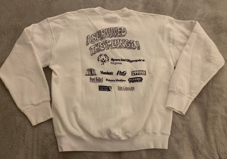 Vintage Virginia Beach Polar Plunge VI Crewneck Sweatshirt