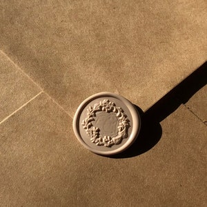 Selos de cera autoadesivos/Selo de cera de guirlanda selvagem/Selo de cera de guirlanda/Selos de convite de casamento/Selo de cera pronto para usar/Álbum de recortes/Presentes