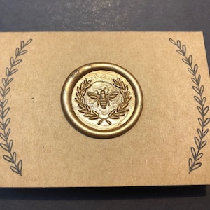 Sellos de cera autoadhesivos / Sello de cera de abeja / Sello de cera de abeja / Sellos de invitación de boda / Sello de cera de cáscara y palo / Cera de abeja / Scrapbooking / Naturaleza