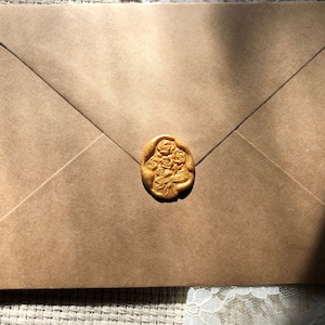 Com selos de cera autoadesivos para buquê de amor/selos de cera/selos de convite de casamento/selos de cera descascados e colados/convites de casamento de flores
