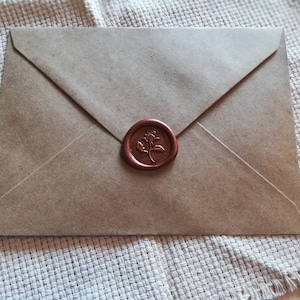 Selos de cera autoadesivos/selo de cera de flor/selo de cera rosa/selos de convite de casamento/adesivos de selo de cera/selo de cera rosa/descascar e colar