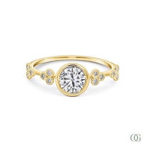 Dainty Petite Luminous Dimond Engagement Ring (0.75CTW)
